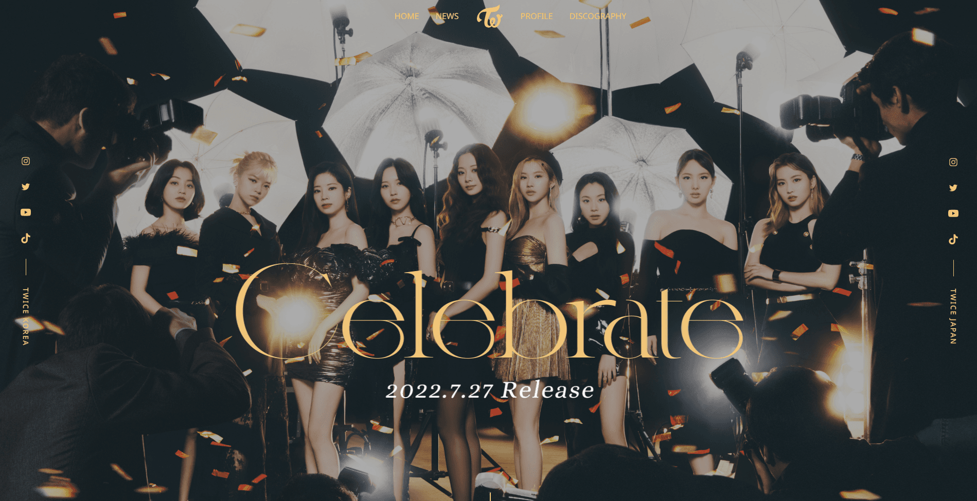 TWICE Unofficial Website cover